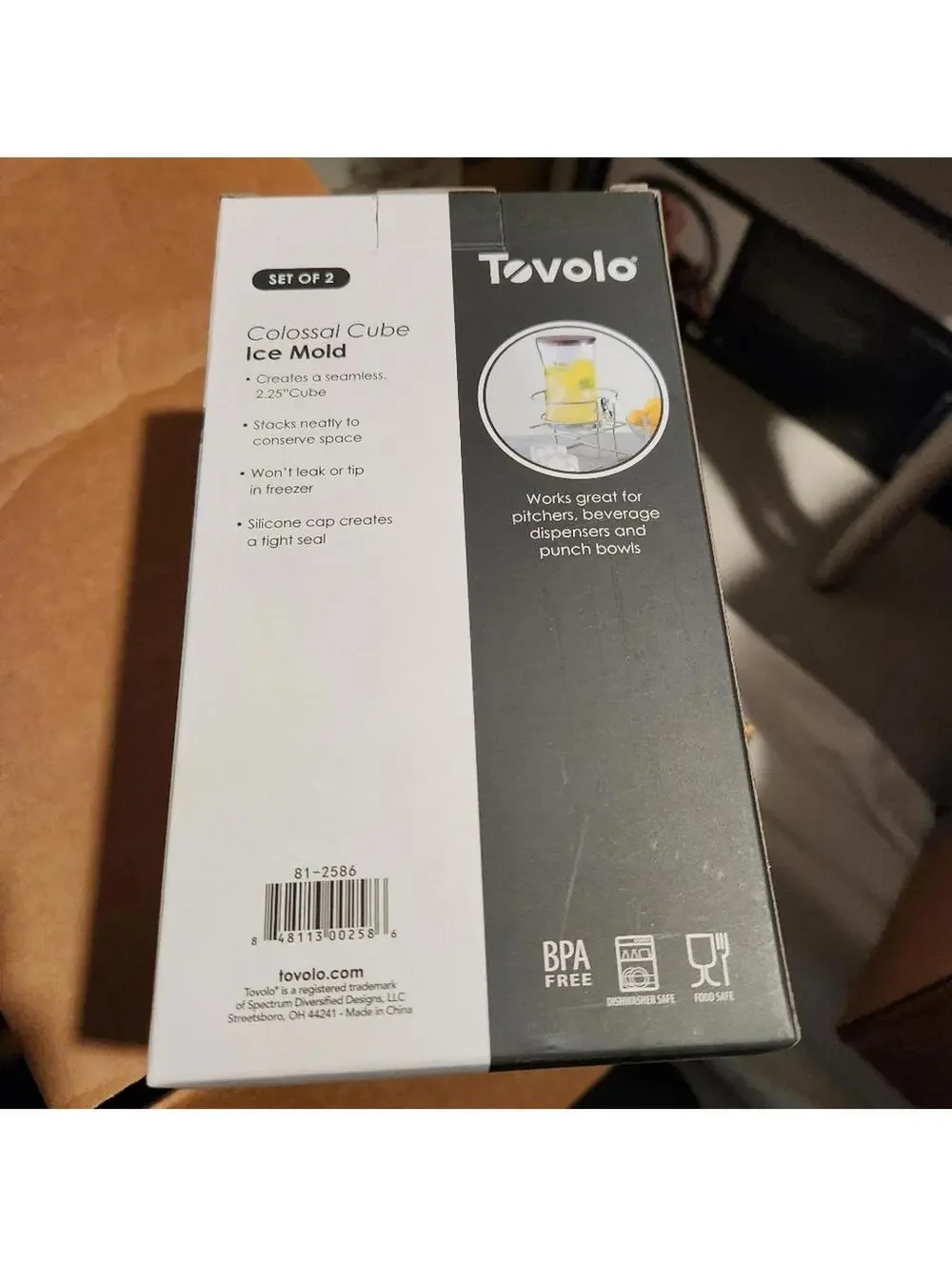 Tovolo Colossal Cube Ice Mold Set
